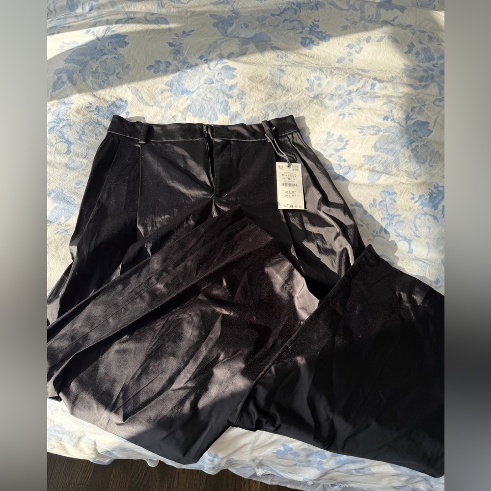 Zara black trousers